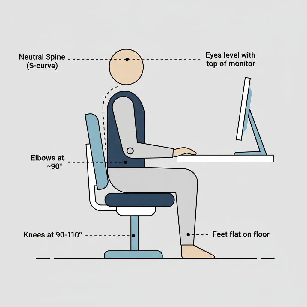 How to Adjust Your Office Chair for Perfect Ergonomic Comfort | Pelicanwork