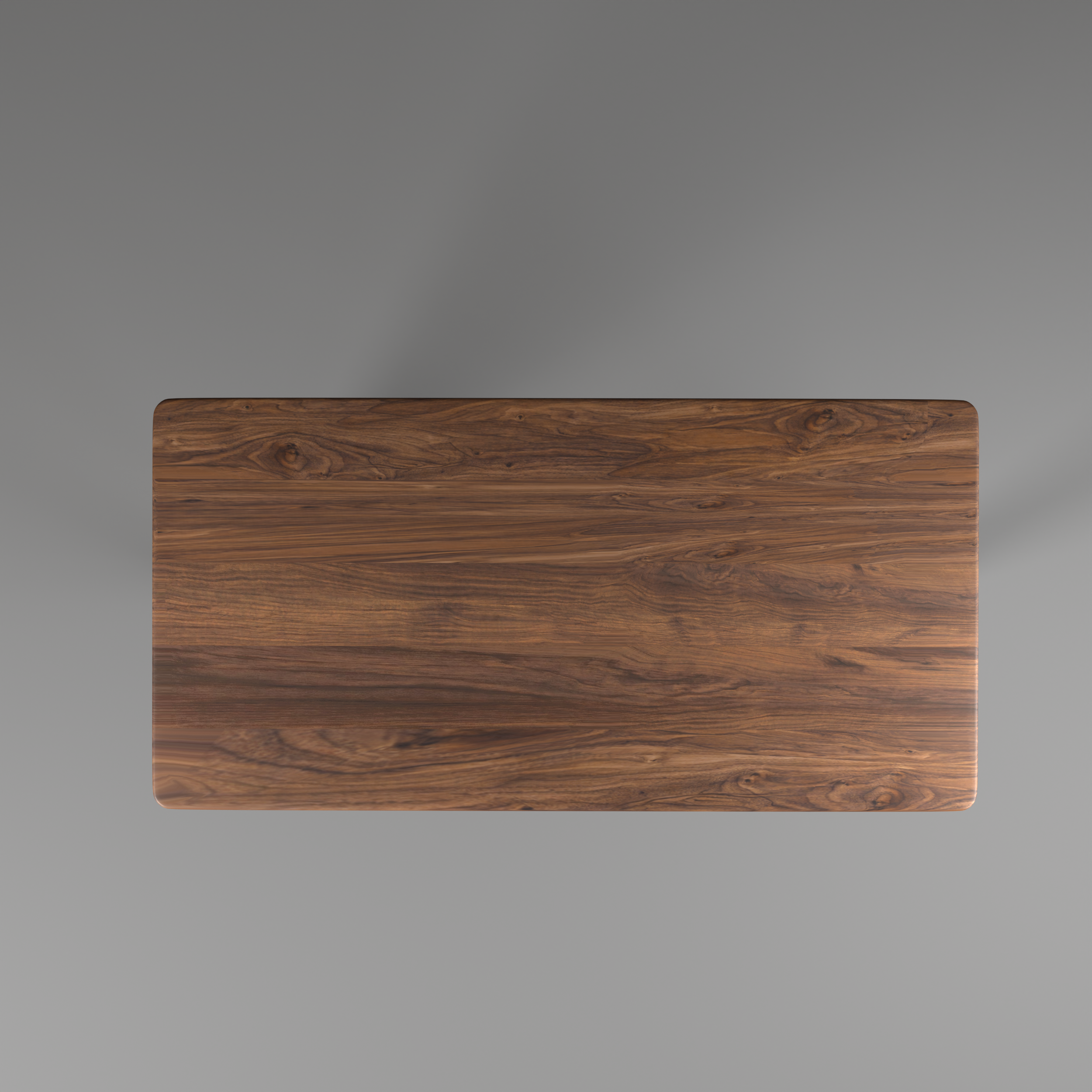 Model 304 | Solid American Walnut Wood Height Adjustable Desk (60"x30") | Black Legs