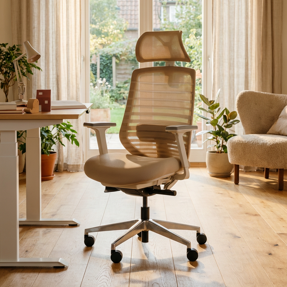 Model 11 Ergonomic Office Chair | Blue | Metal Base