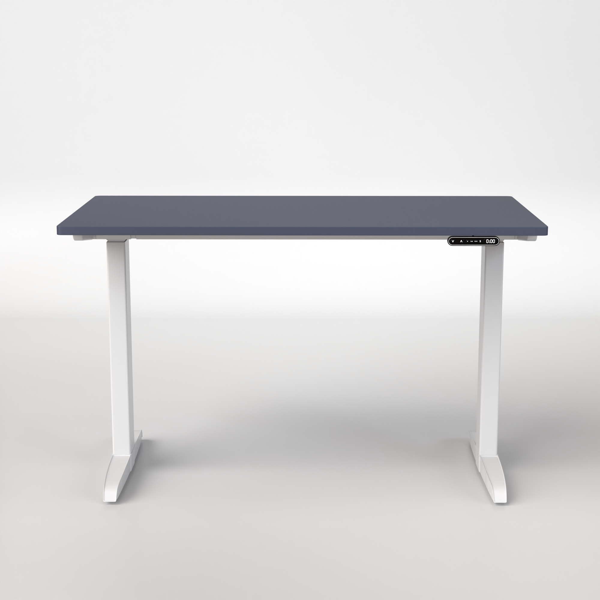 Model 301 | Everyday Electric Sit-Stand Desk (48"x24") | Blue | White Legs