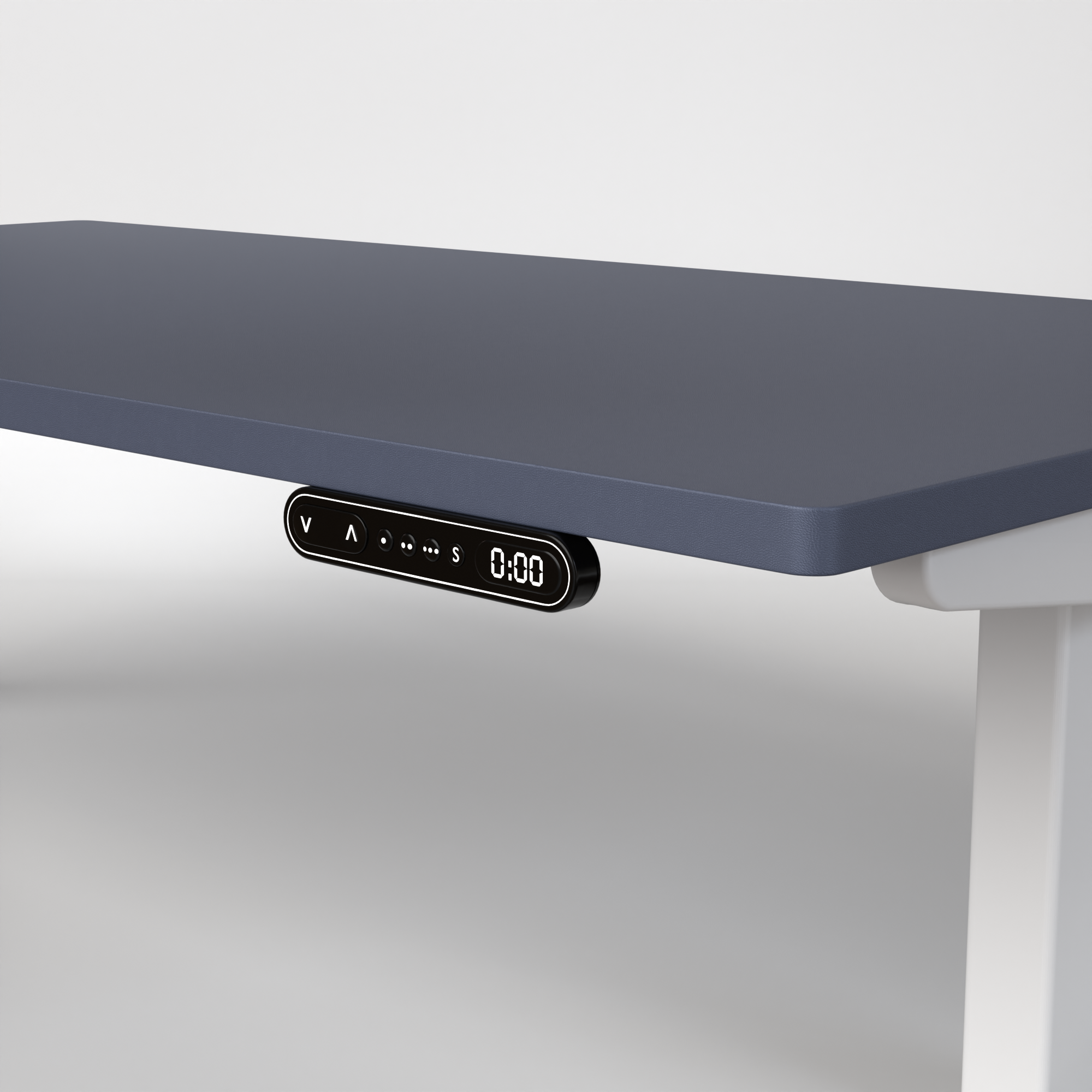 Model 301 | Everyday Electric Sit-Stand Desk (48"x24") | Blue | White Legs