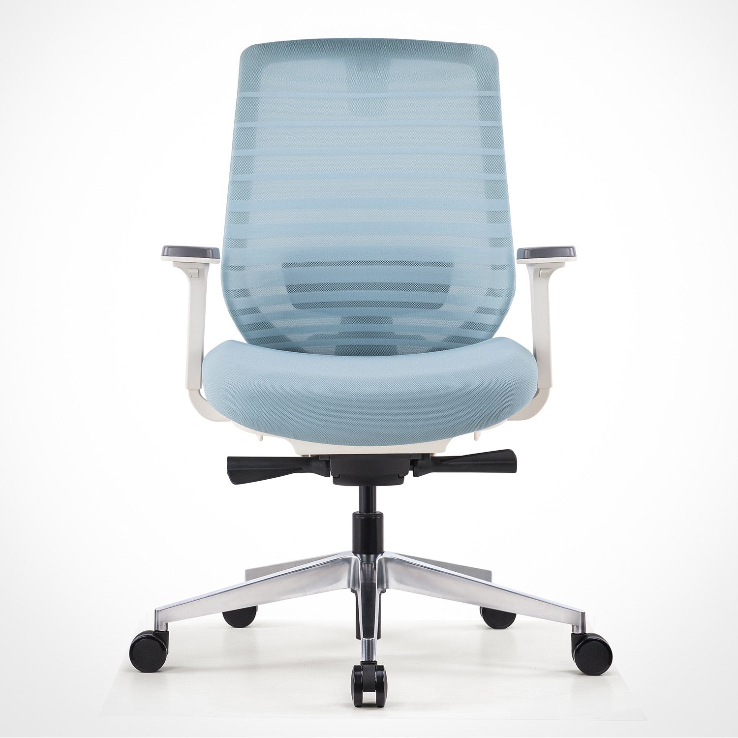 Model 11 Ergonomic Office Chair | Blue | Metal Base