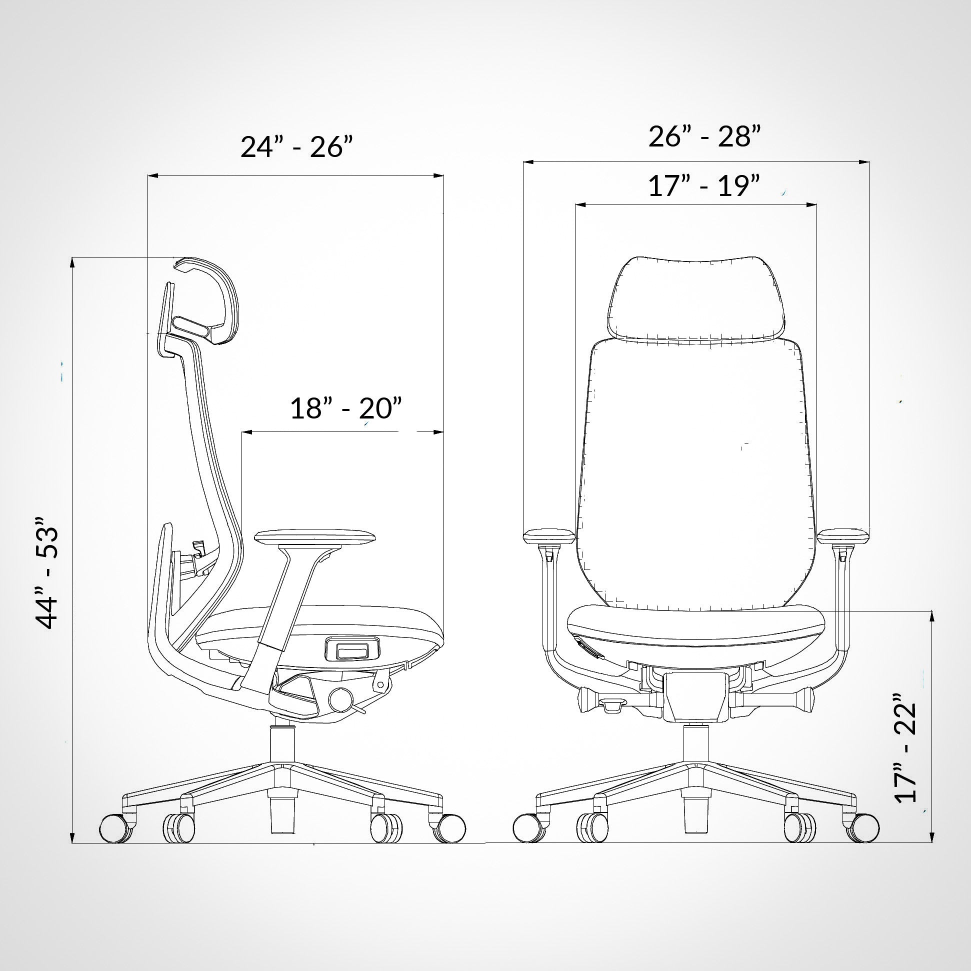 Model 15 Ergonomic Office Chair | Black
