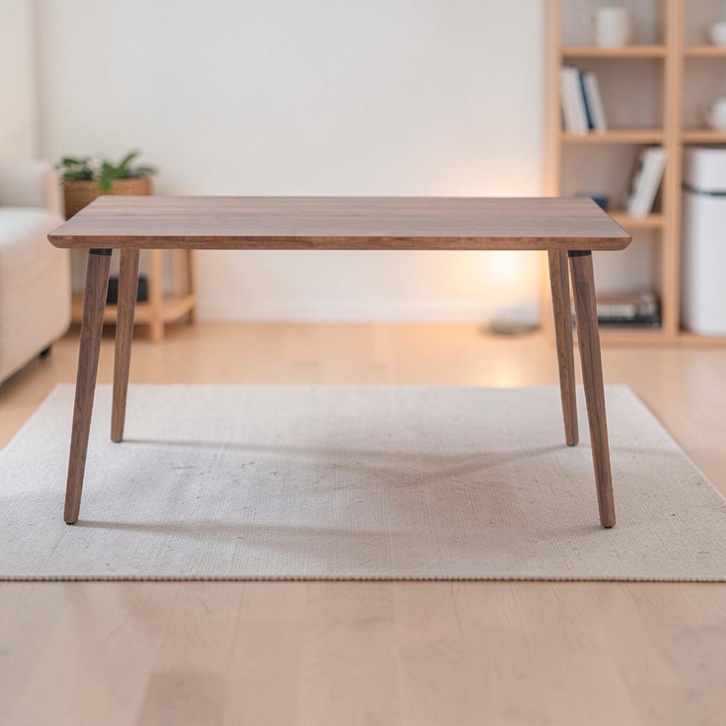 Model 207 | Solid American Walnut Wood Desk (55"x28")