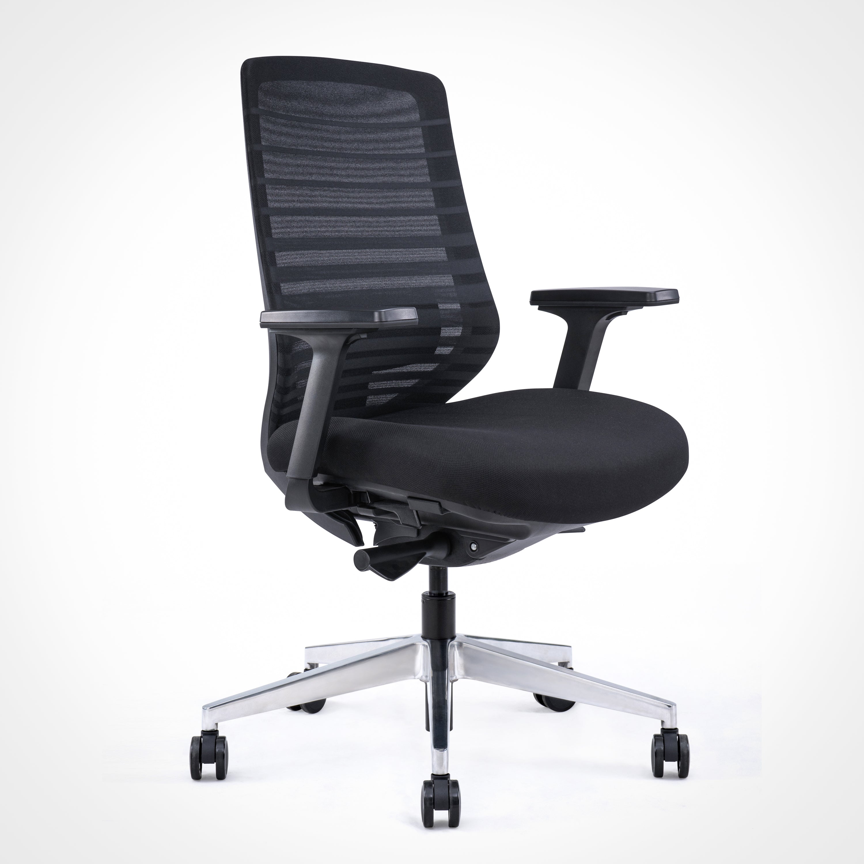 Model 11 Ergonomic Office Chair | Black | Metal Base