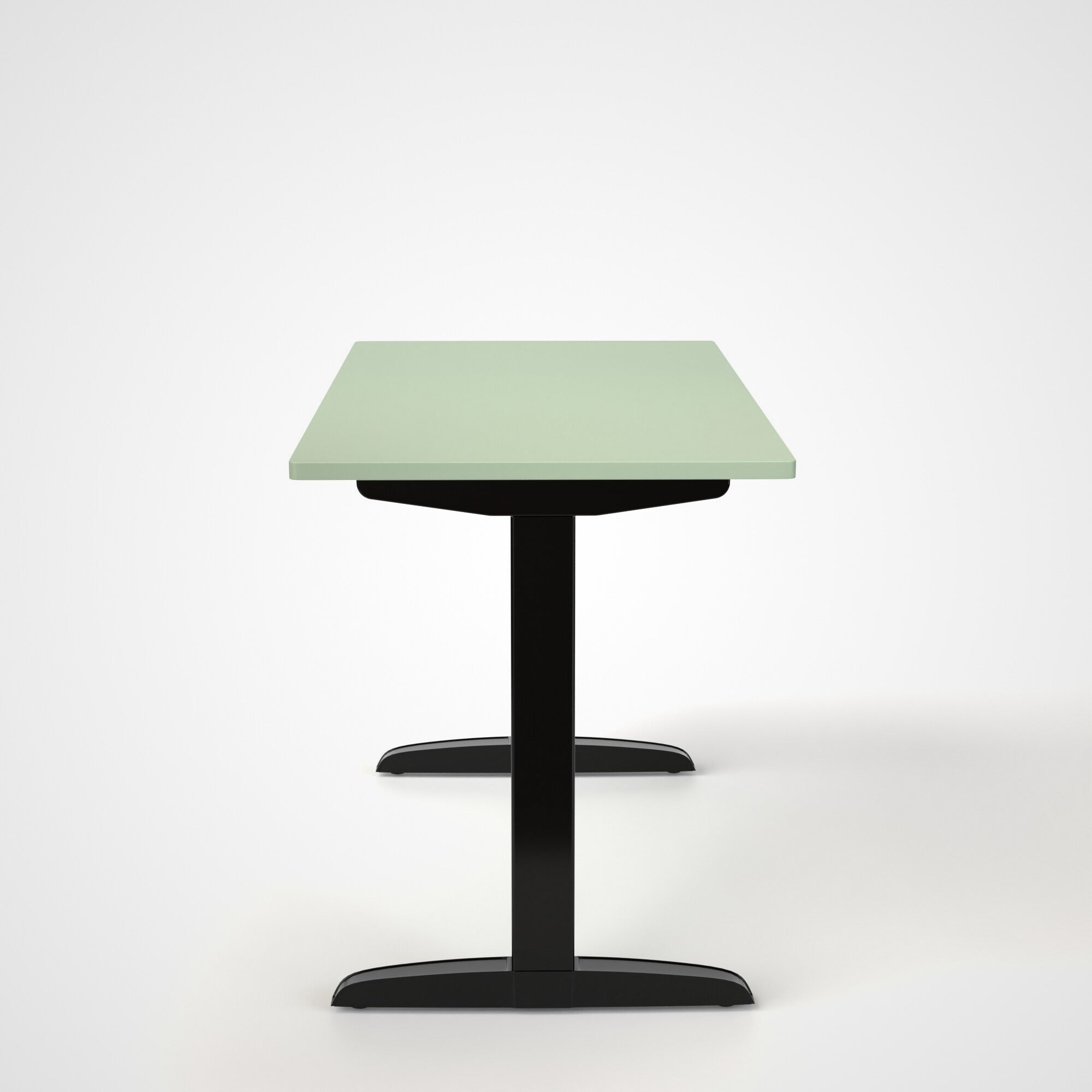 Model 301 | Everyday Electric Sit-Stand Desk (48"x24") | Green | Black Legs