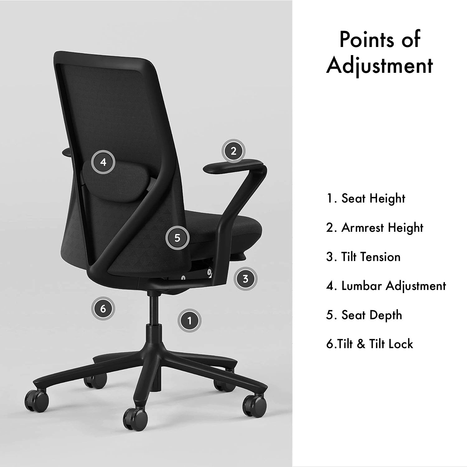 Model 92 Ergonomic Office Chair | Pastel