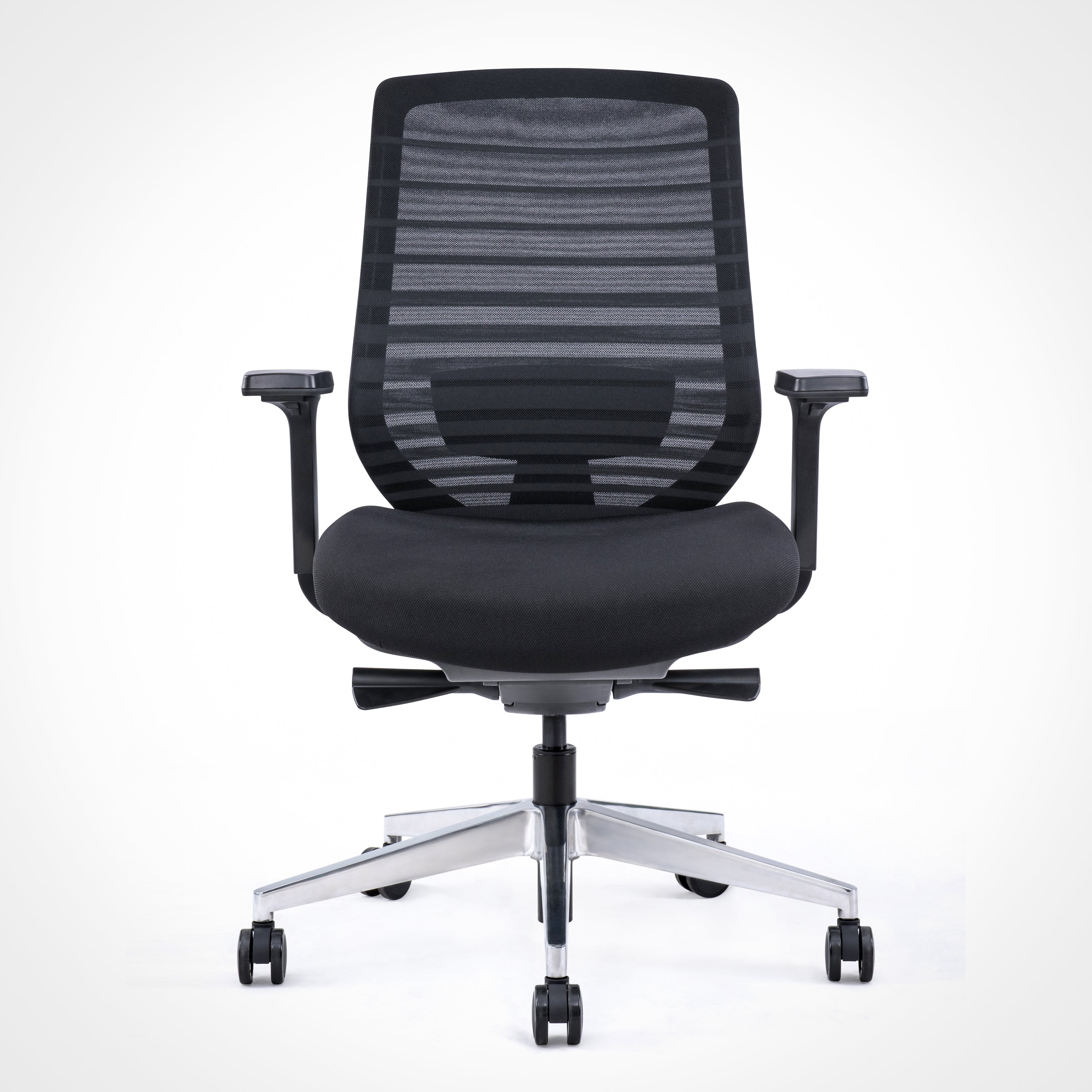 Model 11 Ergonomic Office Chair | Black | Metal Base