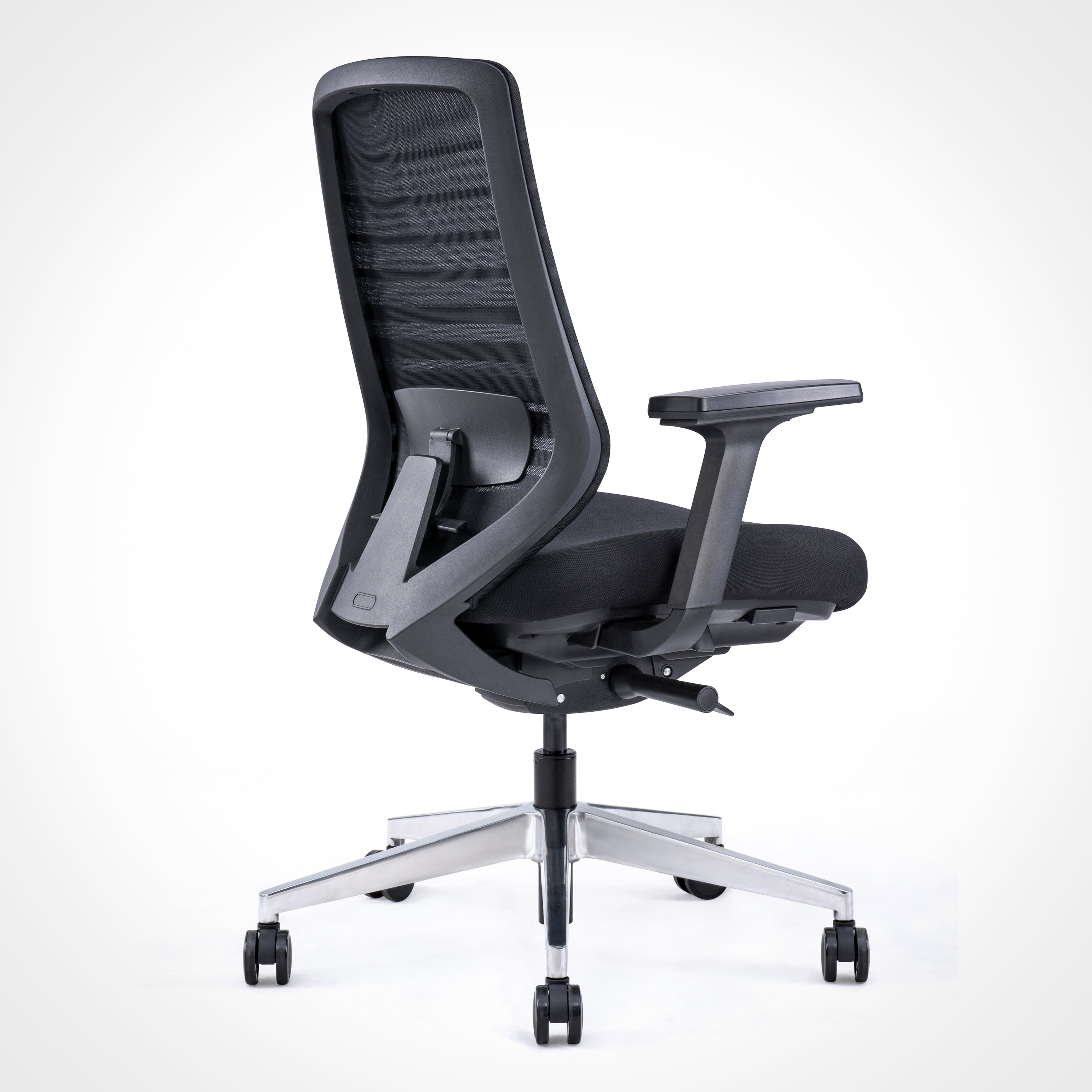 Model 11 Ergonomic Office Chair | Black | Metal Base