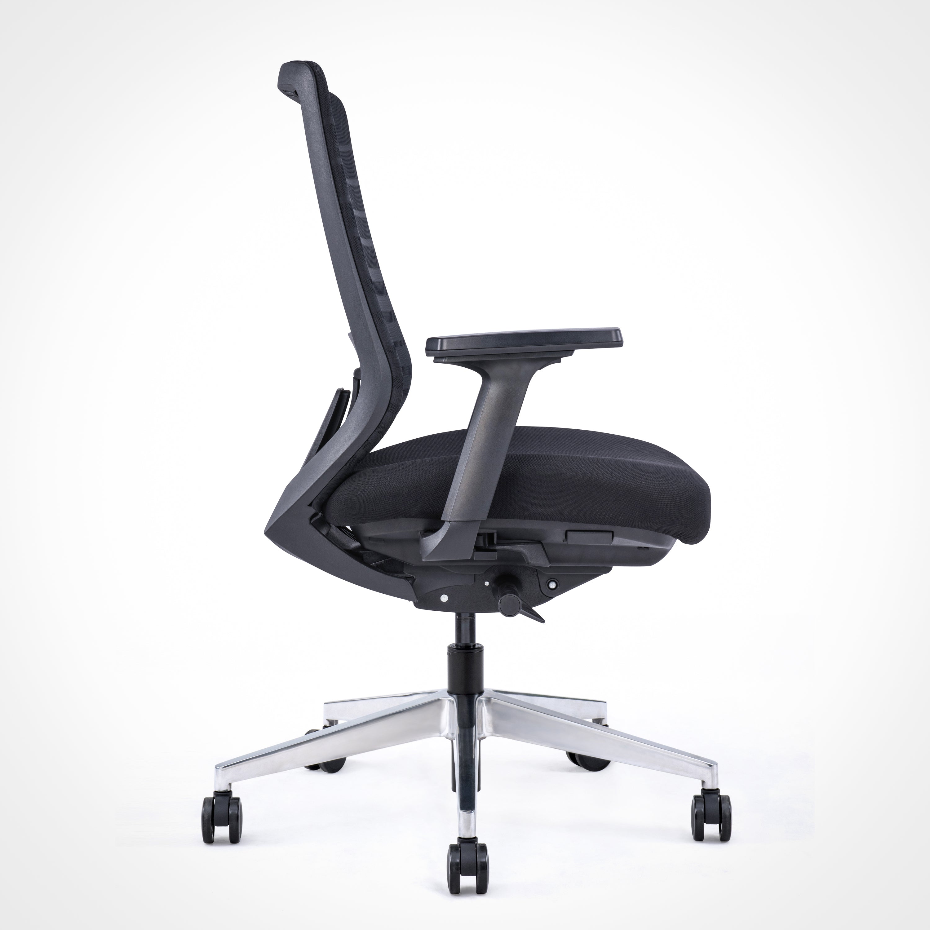 Model 11 Ergonomic Office Chair | Black | Metal Base