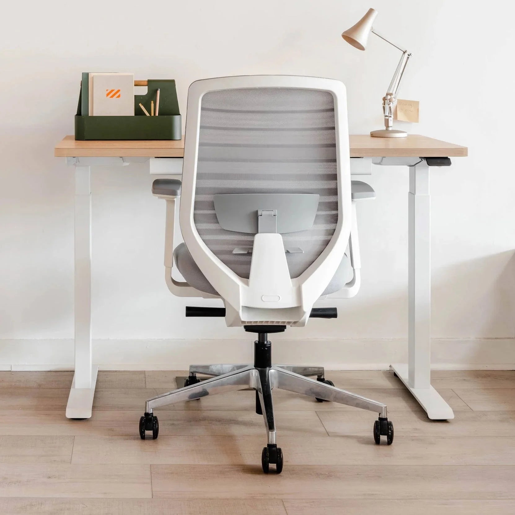 Model 11 Ergonomic Office Chair | Blue | Metal Base