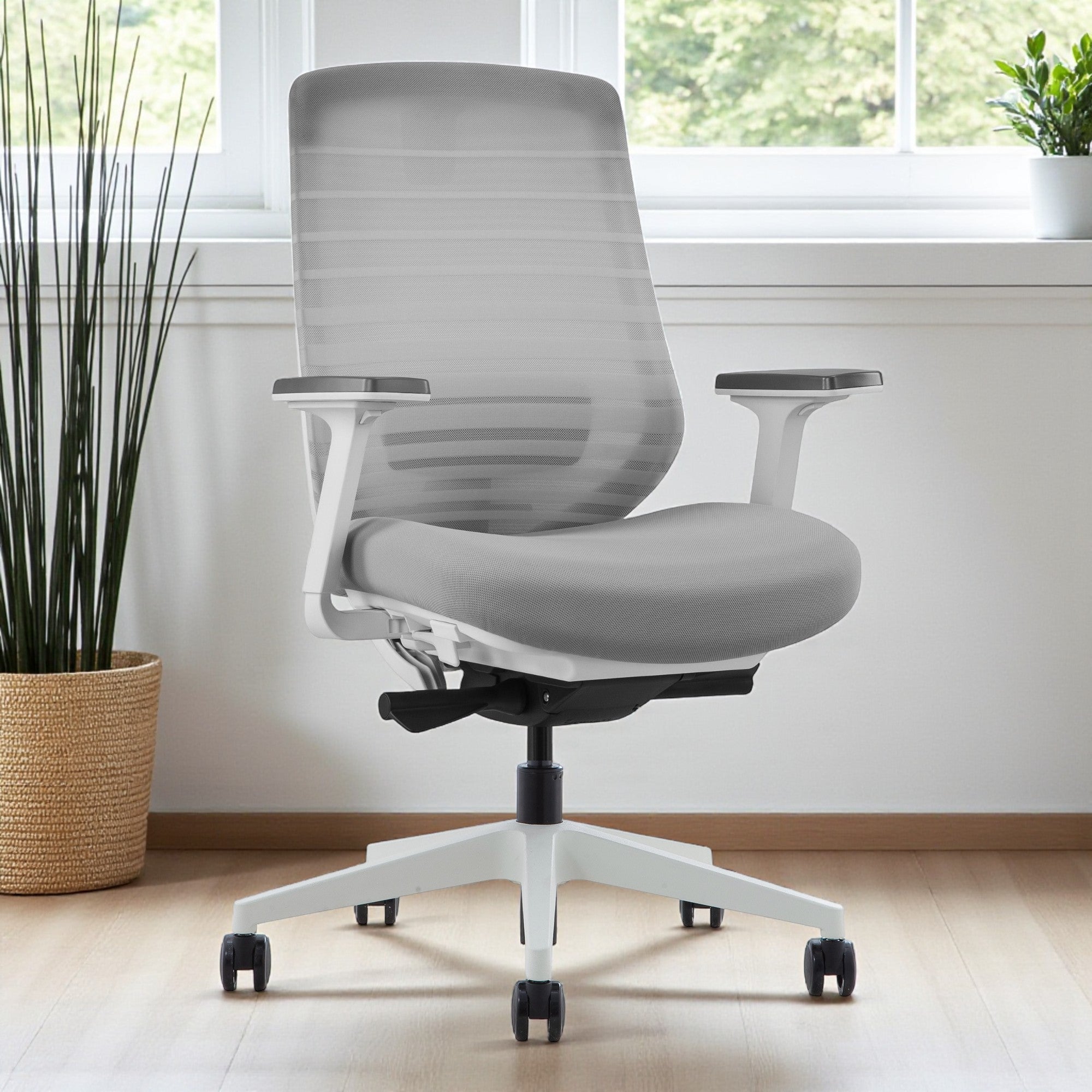 Model 11 Ergonomic Office Chair Grey Nylon Base