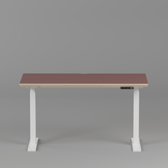 Model 301 Electric Standing Desk | Rosso | 48 x 24 in | White Legs