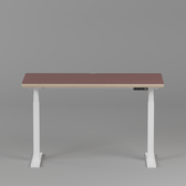 Model 301 Electric Standing Desk | Rosso | 48 x 24 in | White Legs