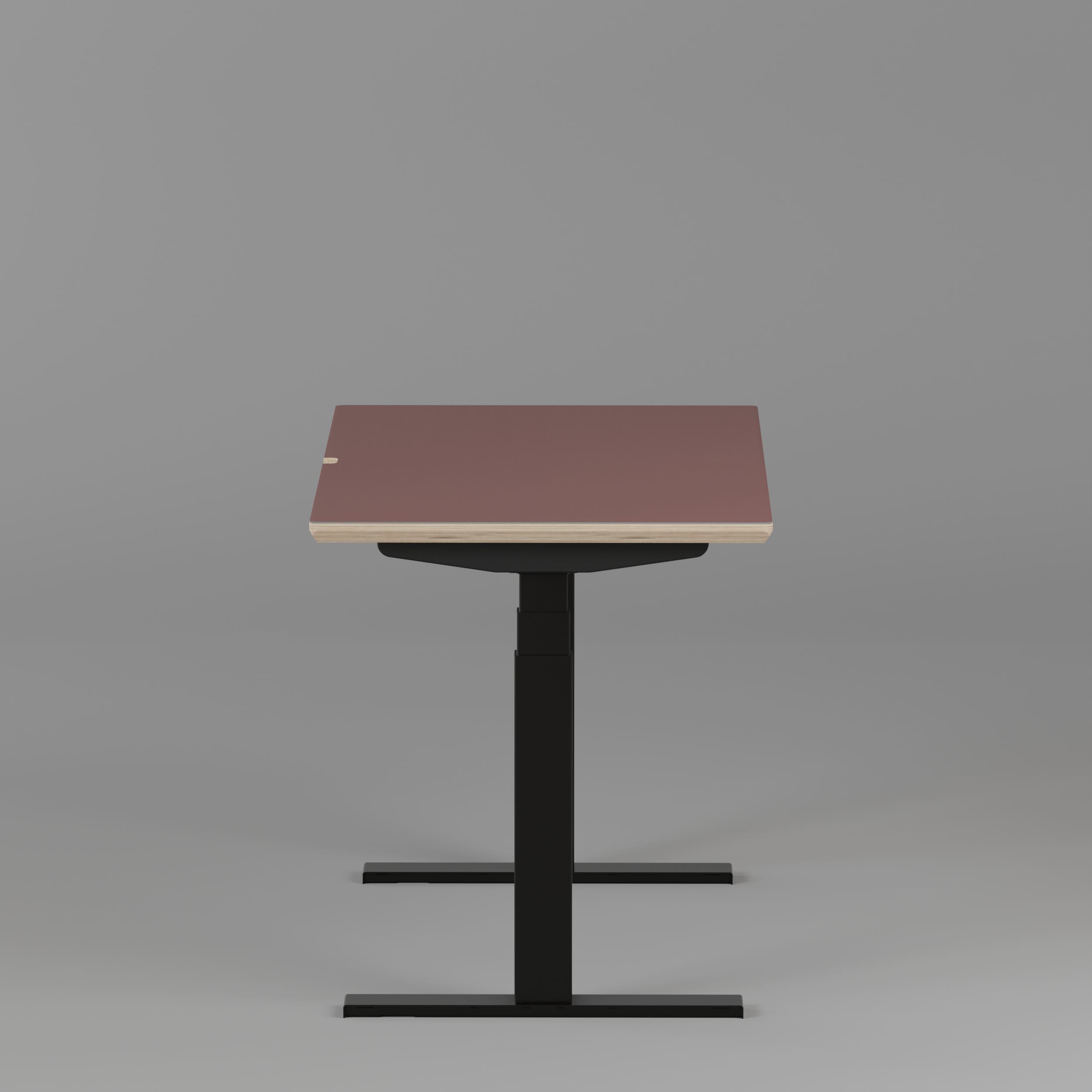 Model 301 Electric Standing Desk | Rosso | 48 x 24 in | Black Legs