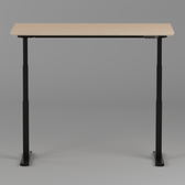 Model 301 Electric Standing Desk | Beige | 55 x 27 in | Black Legs