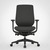 Pelicanwork black ergonomic office chair with adjustable armrests and wheels