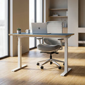 Model 301 Electric Standing Desk | Rosso | 55 x 27 in | Black Legs