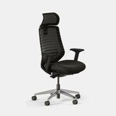 Pelicanwork ergonomic office chair black mesh backrest and seat, adjustable armrests