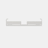 White cable organizer metal tray for office desk workspace, Pelicanwork Cable Organizer