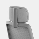 Verve Chair ergonomic office chair grey headrest detail