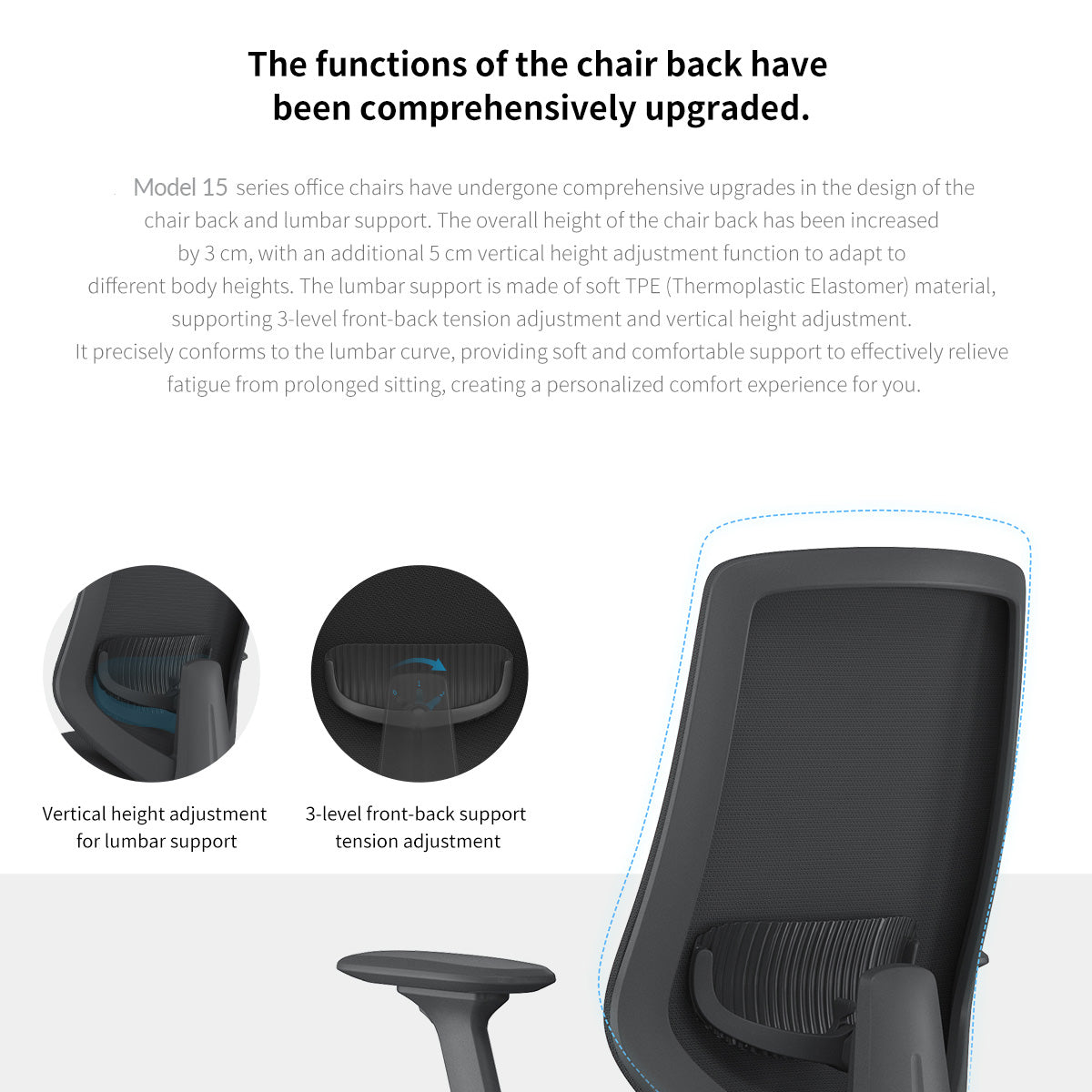 Model 15  Ergonomic Office Chair | Tan