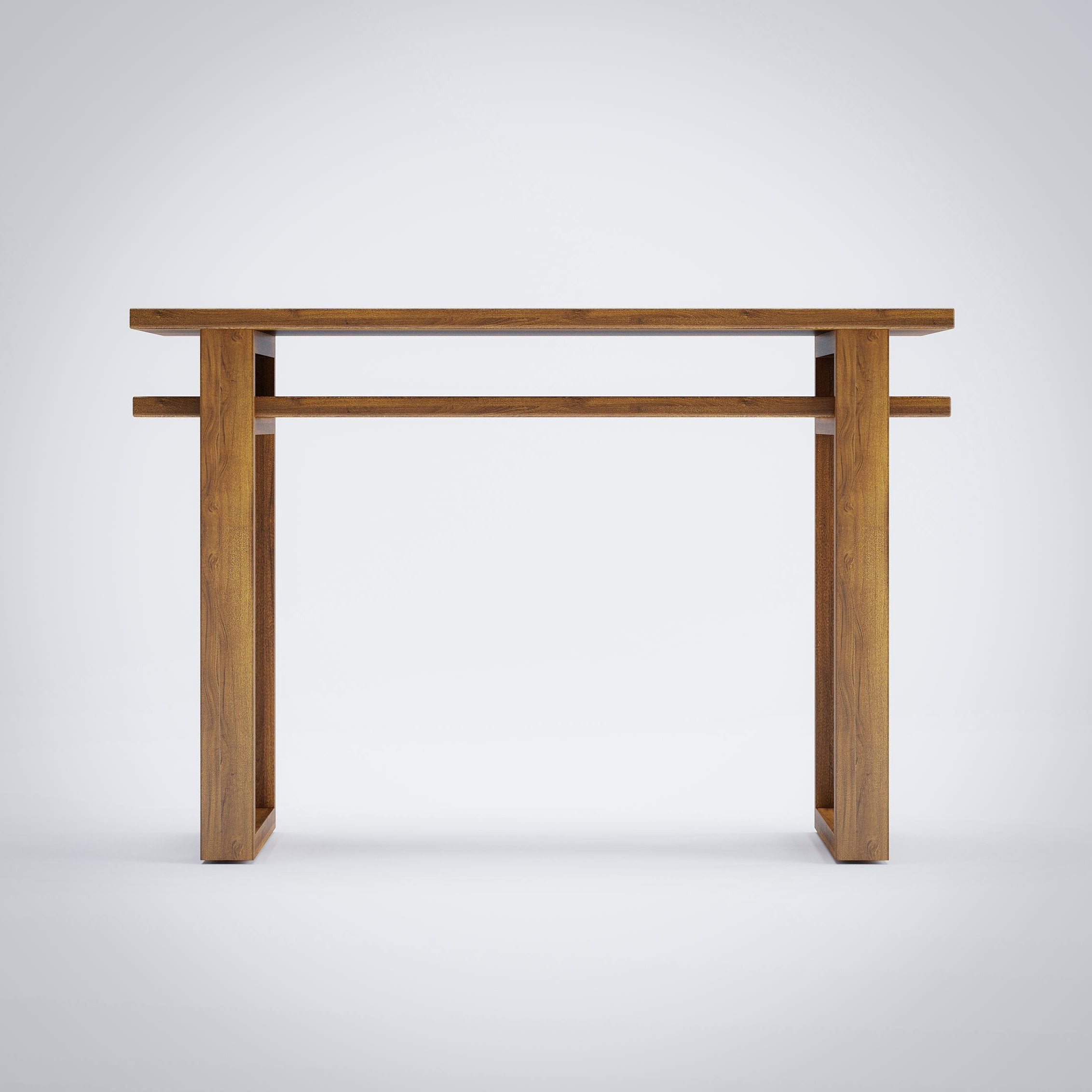 Model 802 Desk - Solid Teak Wood (4x2 Feet)