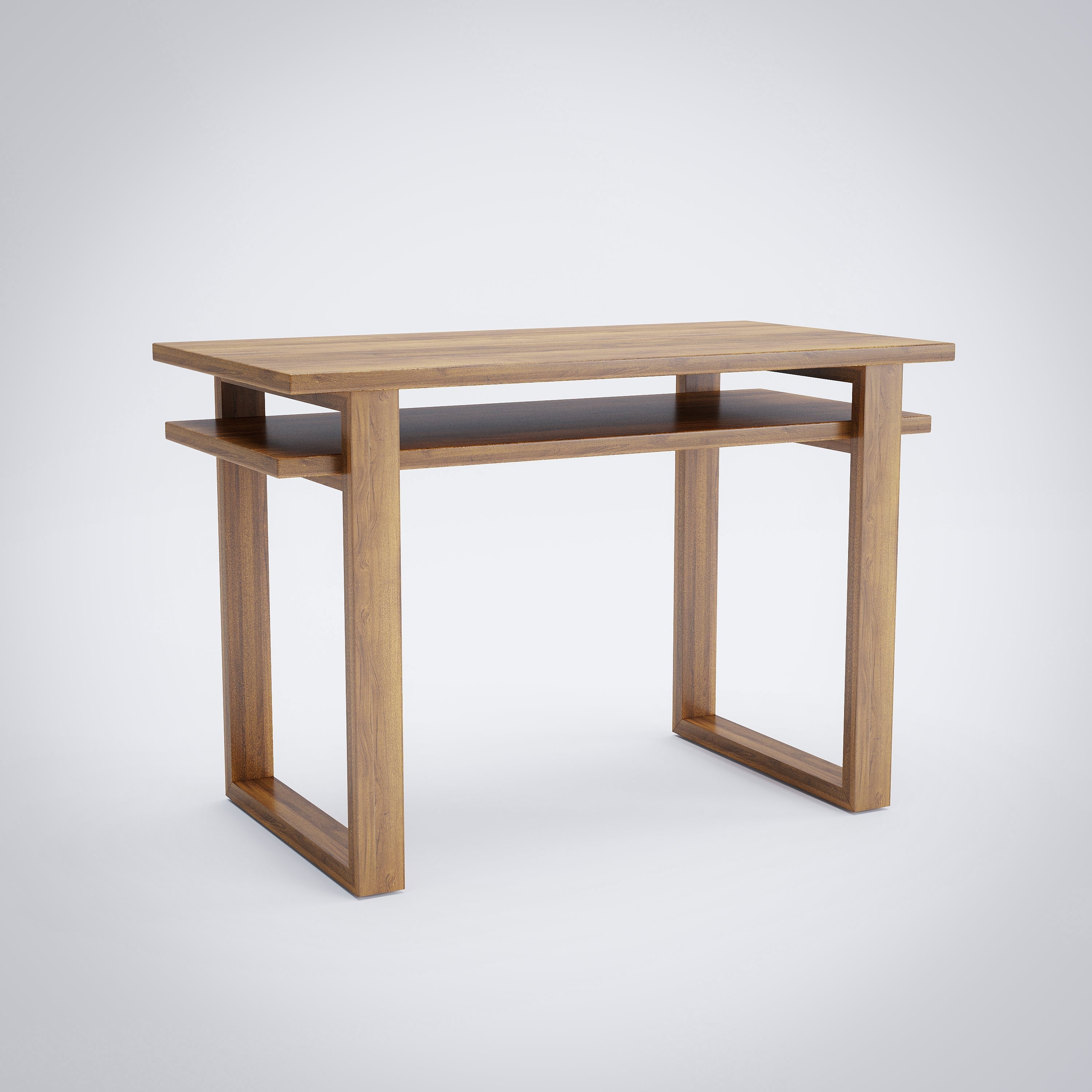 Model 802 Desk - Solid Teak Wood (4x2 Feet)