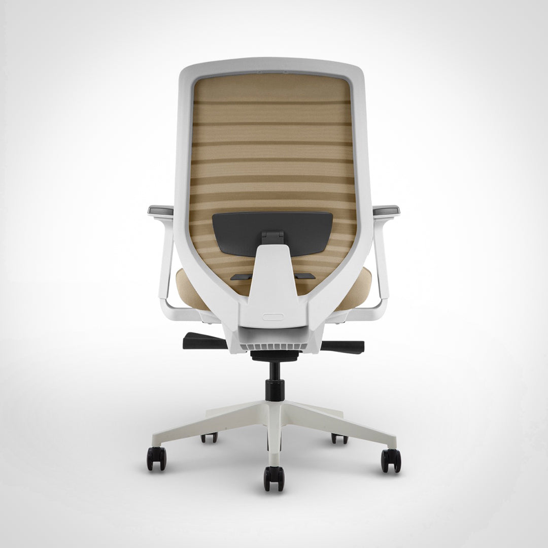Model 11 Ergonomic Office Chair | Sand | Nylon Base