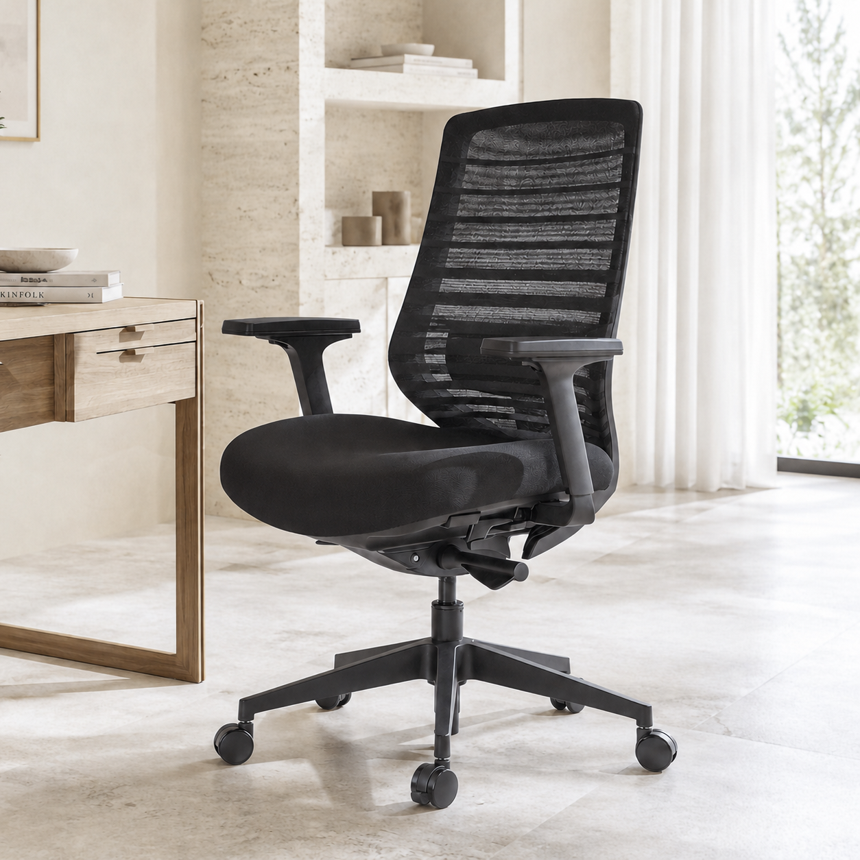 Model 11 Ergonomic Office Chair | Black | Nylon Base