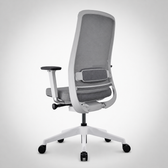 Model 54  Ergonomic Office Chair  | White/Grey | Nylon Base