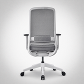 Model 54  Ergonomic Office Chair  | White/Grey | Nylon Base