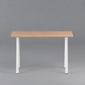 Model 203 Office Desk | Oak Veneer | White Legs