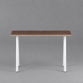 Model 203 Office Desk | Walnut Veneer | White Legs