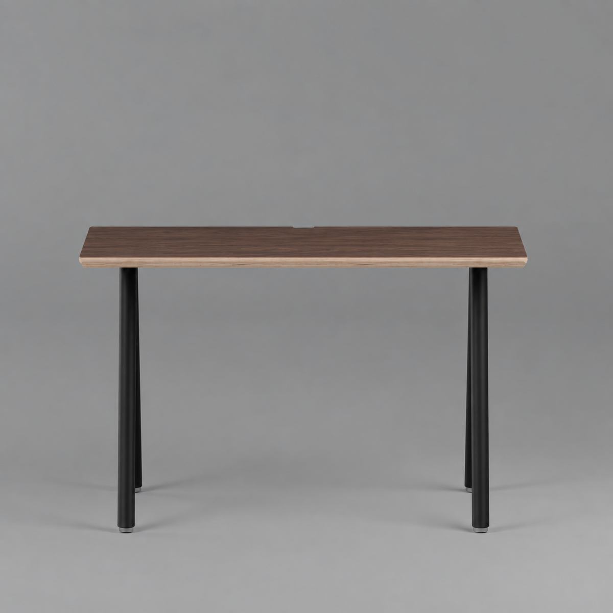 Model 203 Office Desk | Walnut Veneer | Black Legs