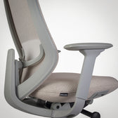 Pelicanwork Cozy beige ergonomic office chair with adjustable armrests