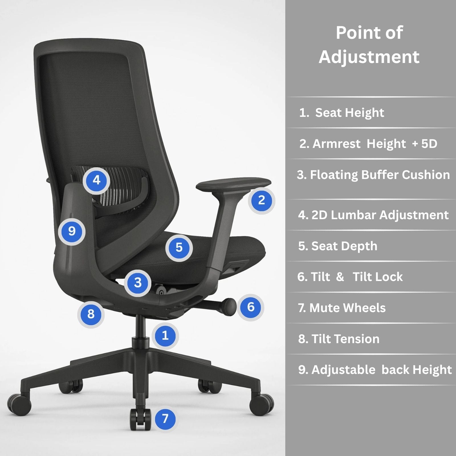 Model 15  Ergonomic Office Chair | Tan