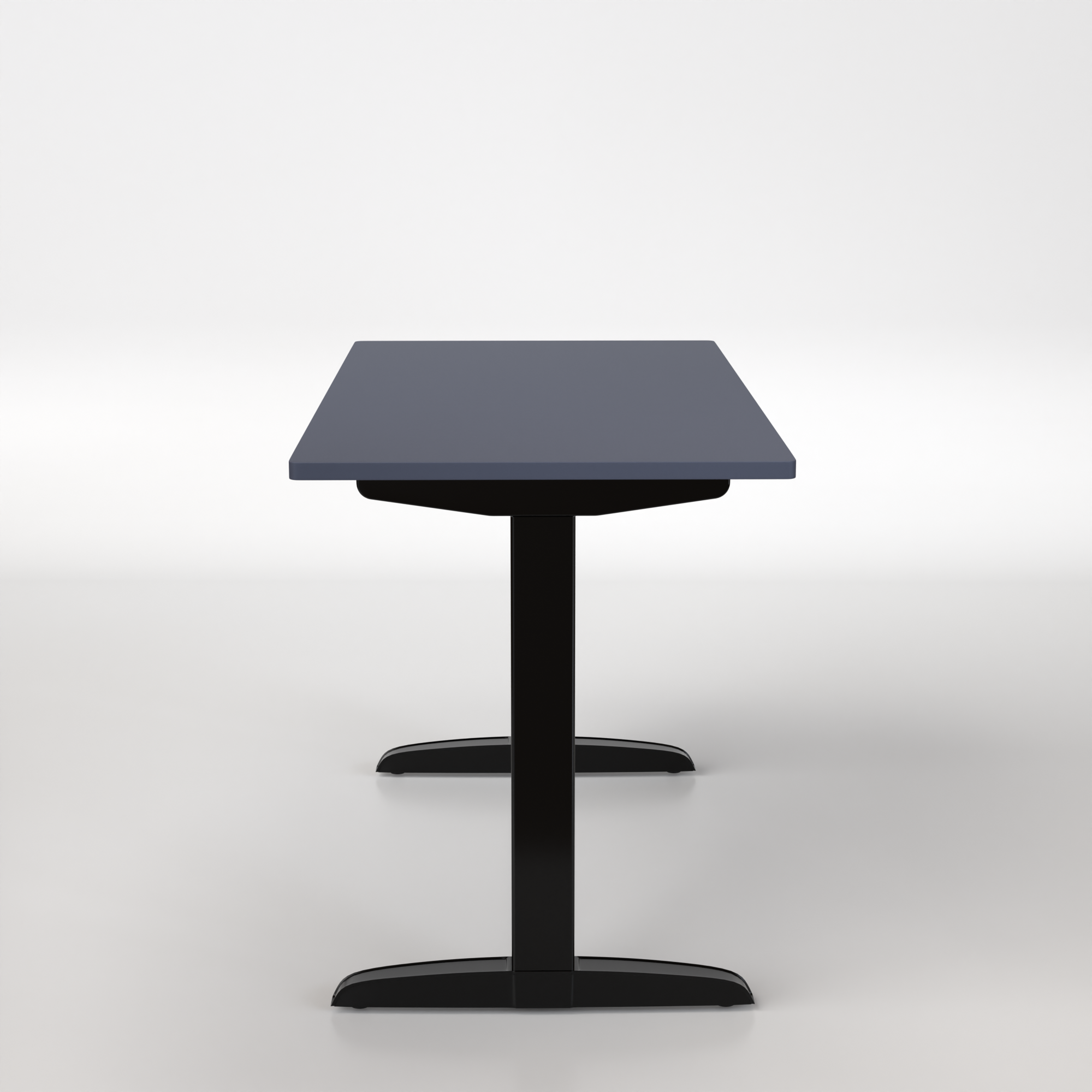 Model 301 | Everyday Electric Sit-Stand Desk (48"x24") | Blue | Black Legs