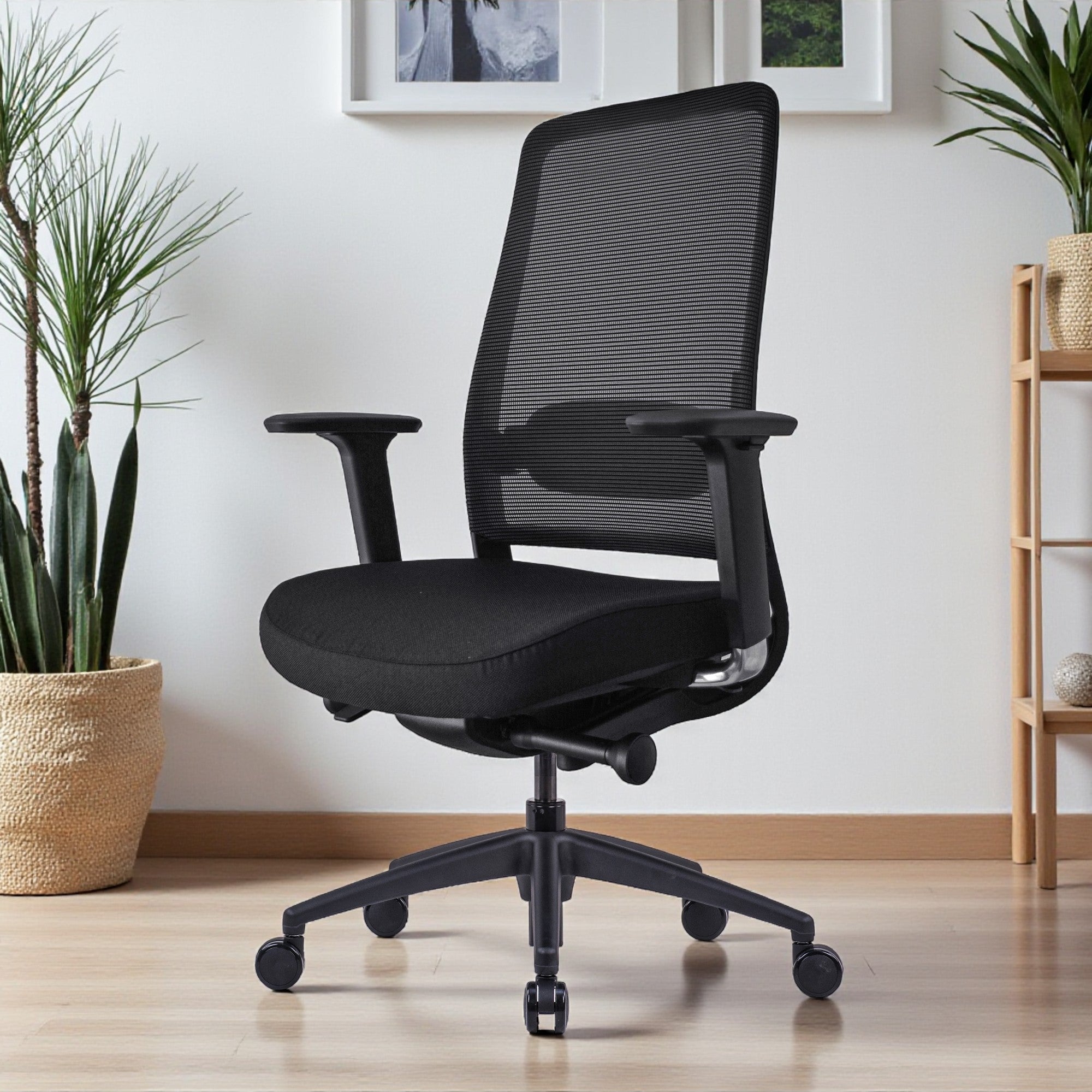 Model 54  Ergonomic Office Chair | Black | Nylon Base