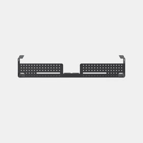 Pelicanwork cable organizer in black, metal under-desk wire management tray