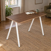 Model 203 Office Desk | Oak Veneer | Black Legs