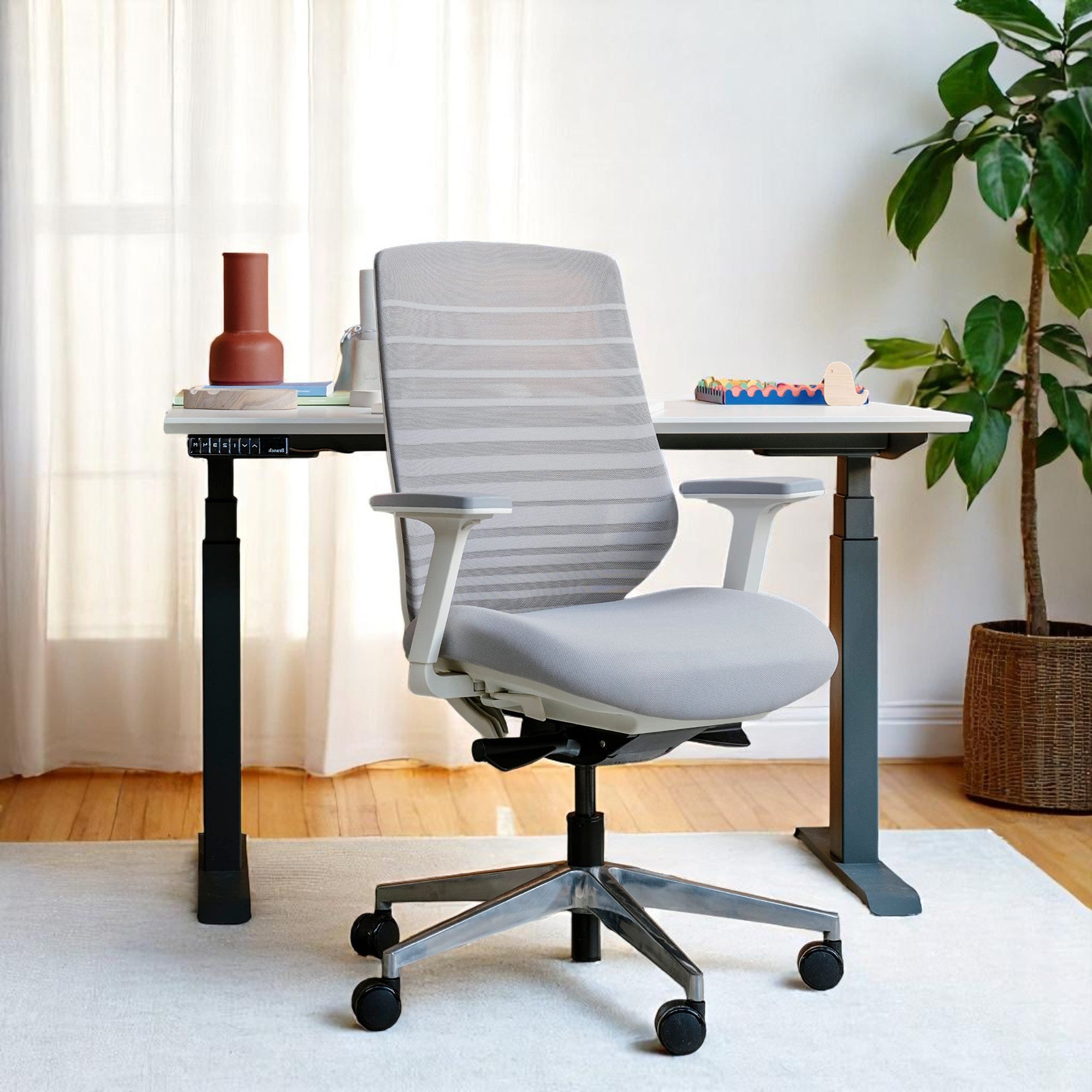 Model 11 Ergonomic Office Chair - Ivory Color