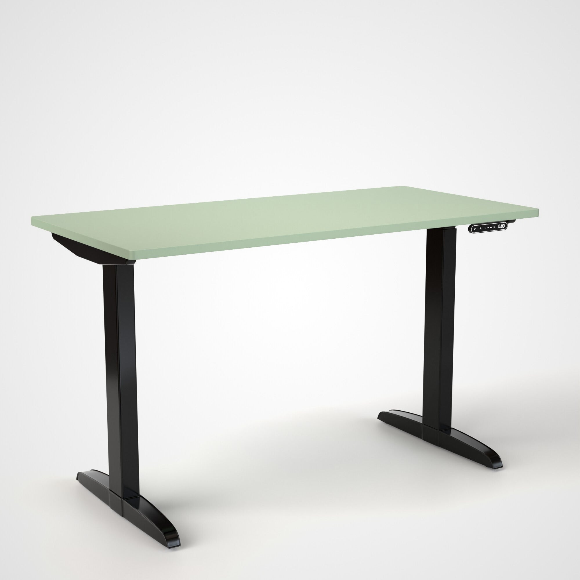 Model 301 | Everyday Electric Sit-Stand Desk (48"x24") | Green | Black Legs