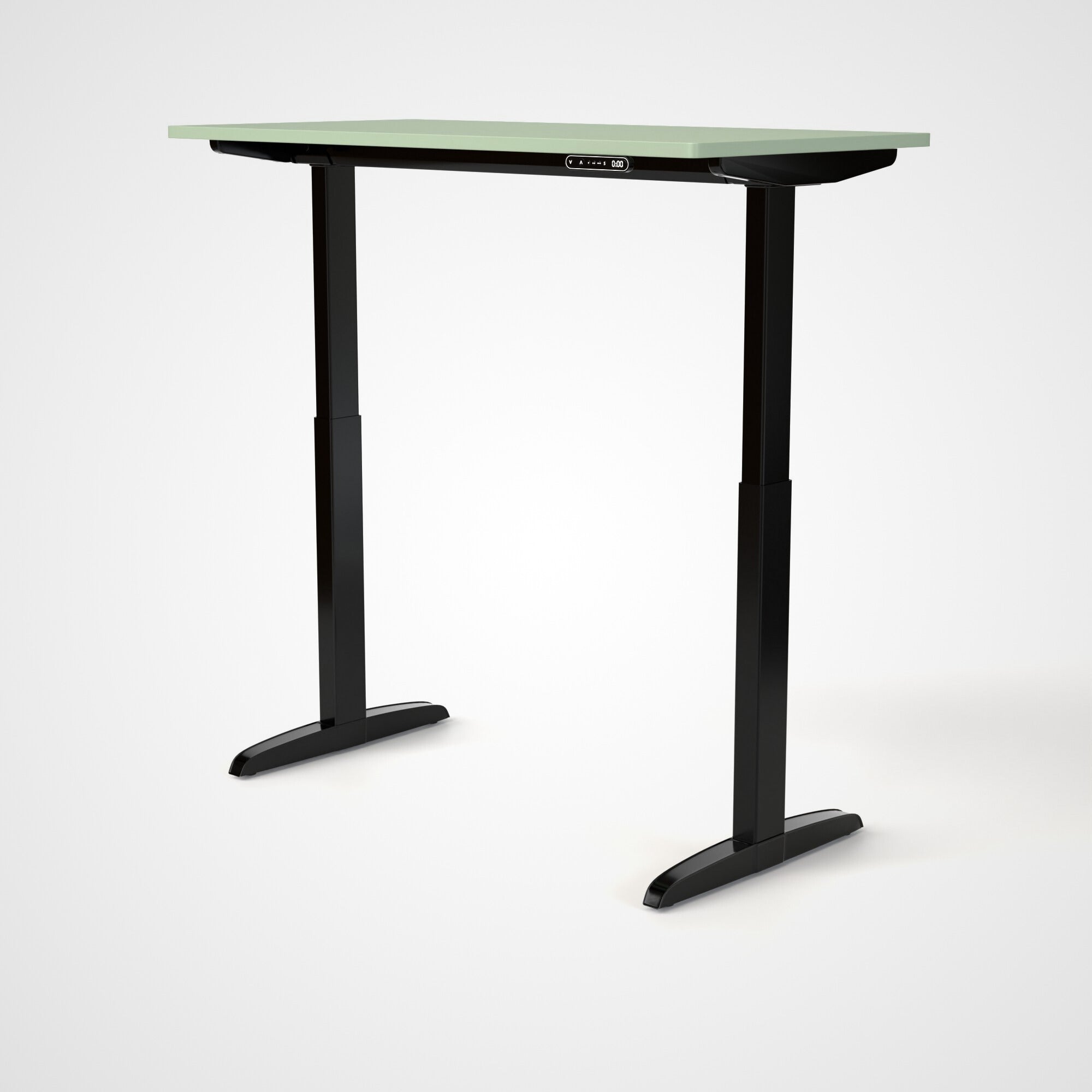 Model 301 | Everyday Electric Sit-Stand Desk (48"x24") | Green | Black Legs