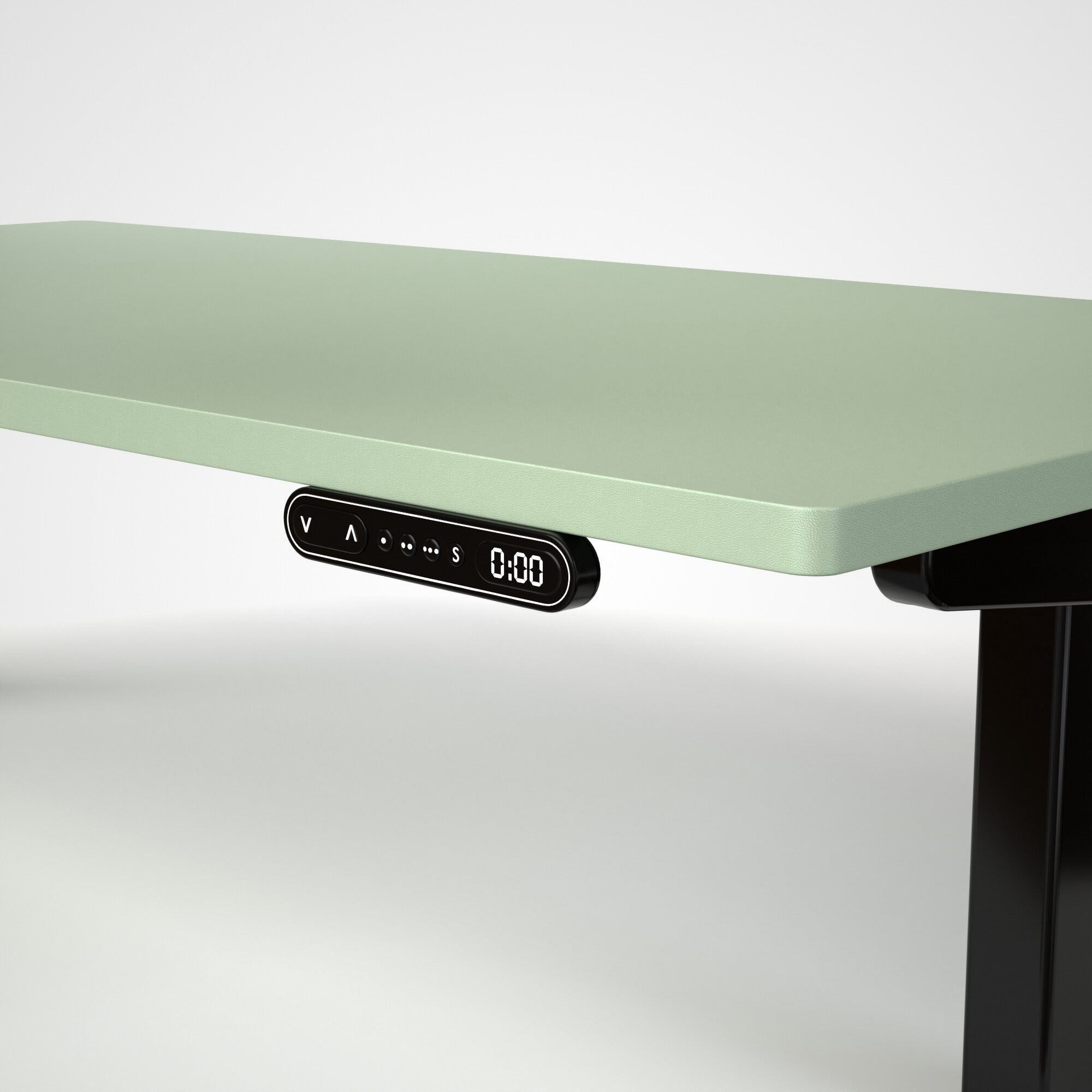 Model 301 | Everyday Electric Sit-Stand Desk (48"x24") | Green | Black Legs