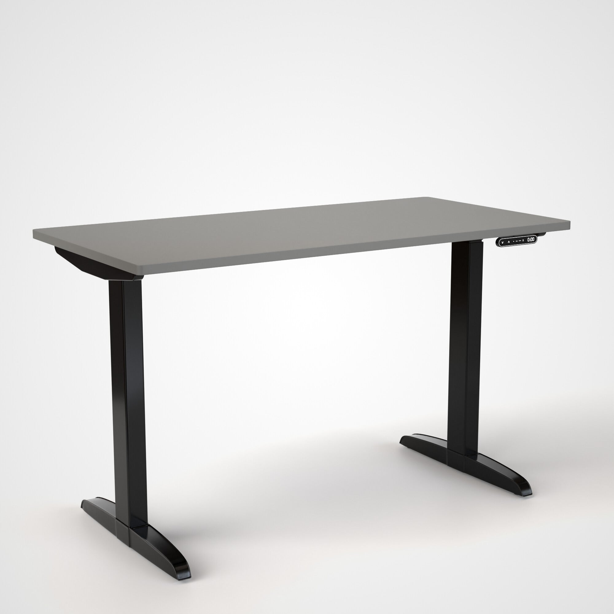 Model 301 | Everyday Electric Sit-Stand Desk (48"x24") | Grey | Black Legs