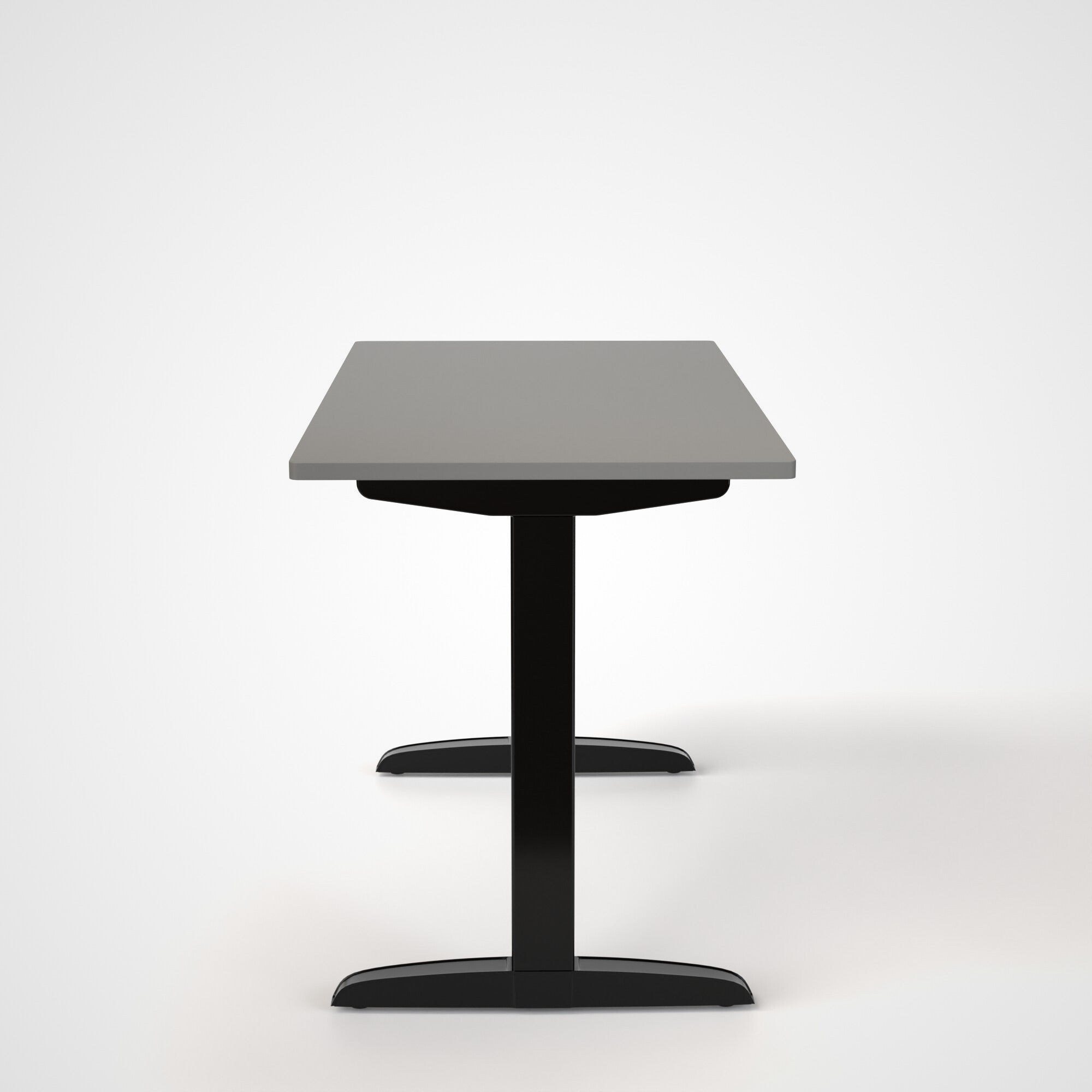 Model 301 | Everyday Electric Sit-Stand Desk (48"x24") | Grey | Black Legs