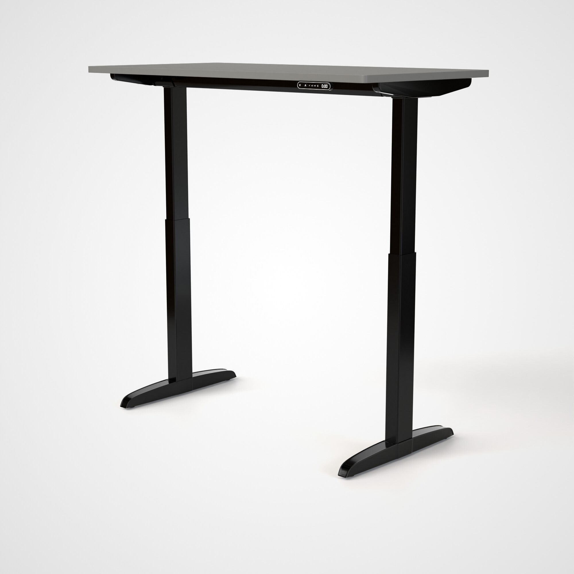 Model 301 | Everyday Electric Sit-Stand Desk (48"x24") | Grey | Black Legs