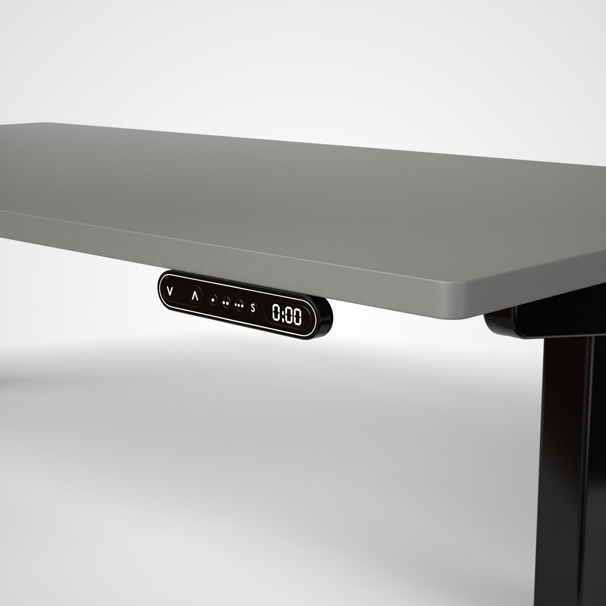 Model 301 | Everyday Electric Sit-Stand Desk (48"x24") | Grey | Black Legs
