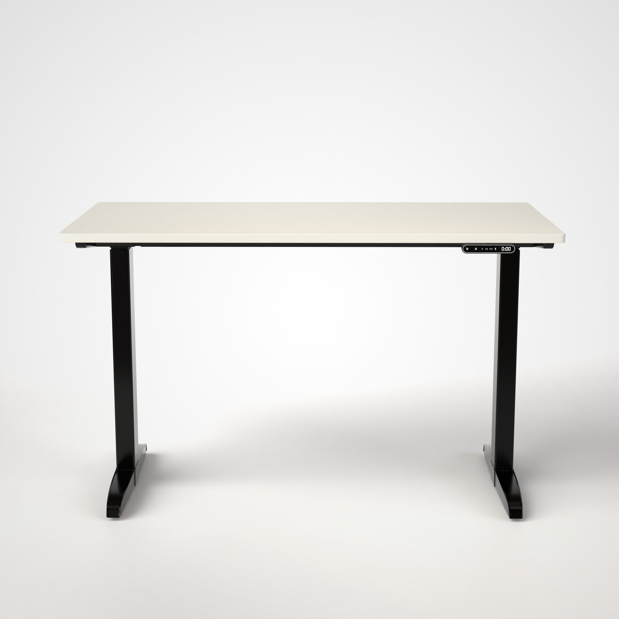 Model 301 | Everyday Electric Sit-Stand Desk (48"x24") | White | Black Legs